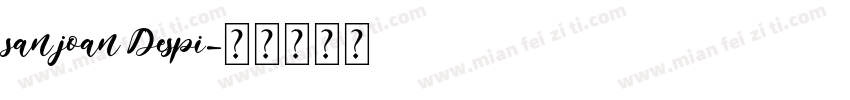 san joan Despi字体转换